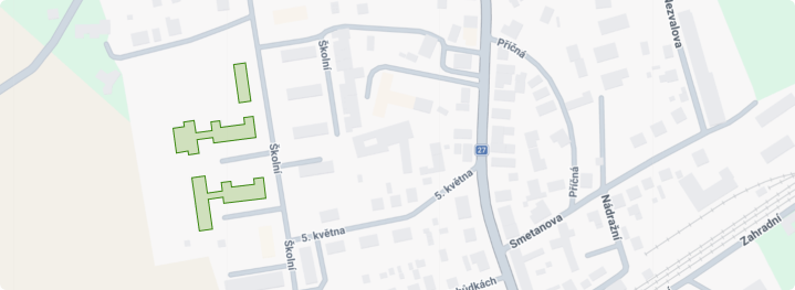 Mapa ZŠ Jesenice